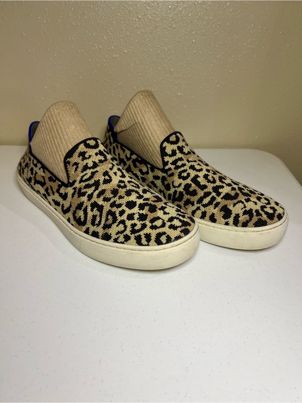 Rothy's The Sneaker Camo Cat Leopard Print Slip on Shoes - Picture 9 of 9